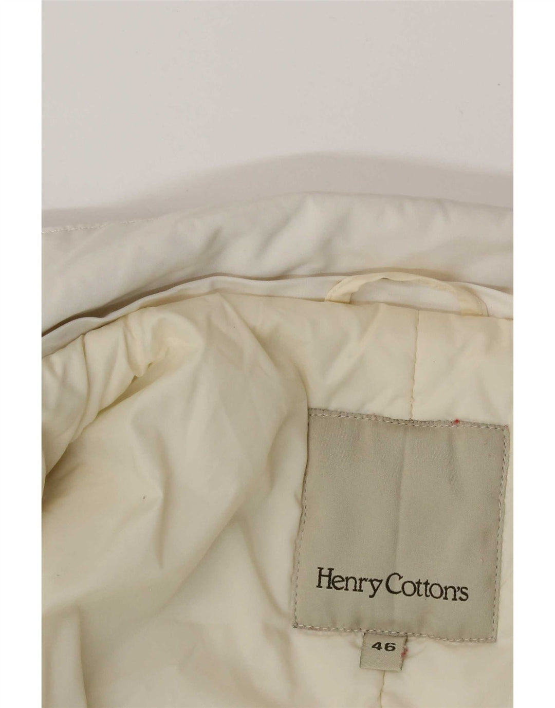 Henry Cottons Damen Utility-Jacke IT 46 Large Weiß Polyester