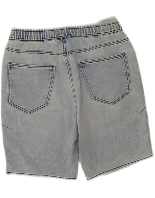Zara Damen Denim-Shorts, Größe L, W32, Blau