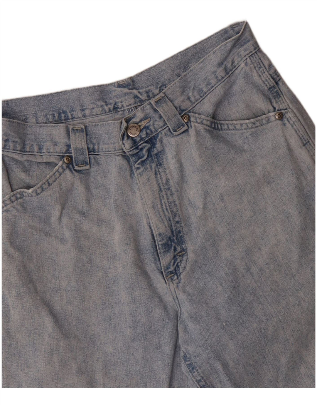 LEE Damen Cargo Loose Jeans W28 L28 Blaue Baumwolle