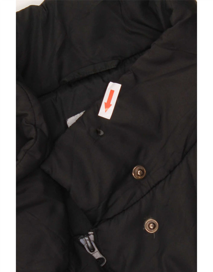 Byblos Damen Übergroße wattierte Jacke IT 32 2XS Schwarz Polyester