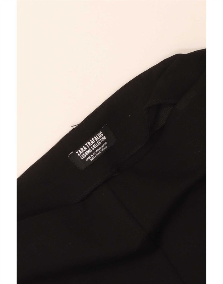 Zara Damen Trafaluc Leggings UK 8 Small Schwarz