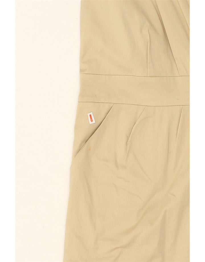 MOSSIMO Womens Sleeveless Shift Dress UK 18 XL Beige Cotton Vintage Mossimo and Second-Hand Mossimo from Messina Hembry 