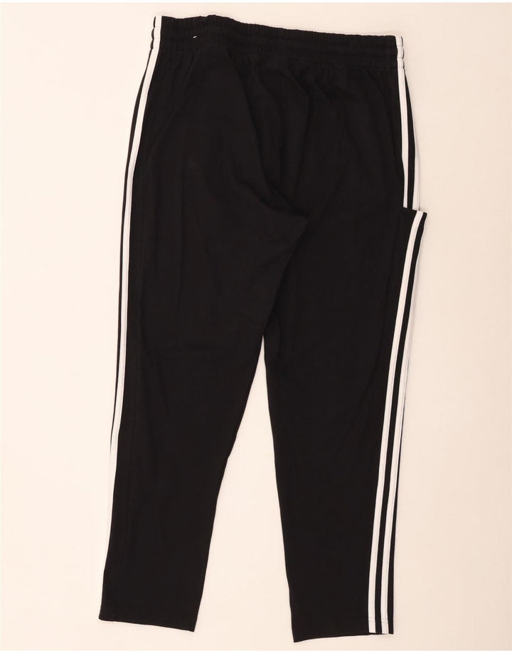 Adidas Herren-Trainingshose XL, schwarze Baumwolle