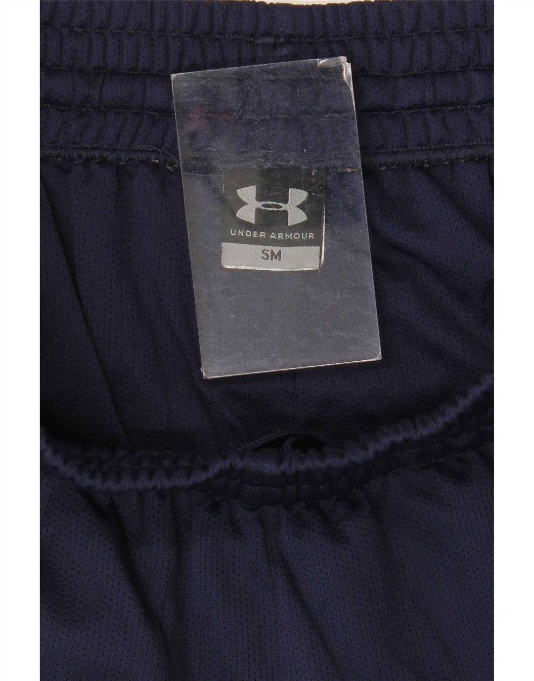 Under Armour Herren-Sportshorts, Größe S, Marineblau, Farbblock-Polyester