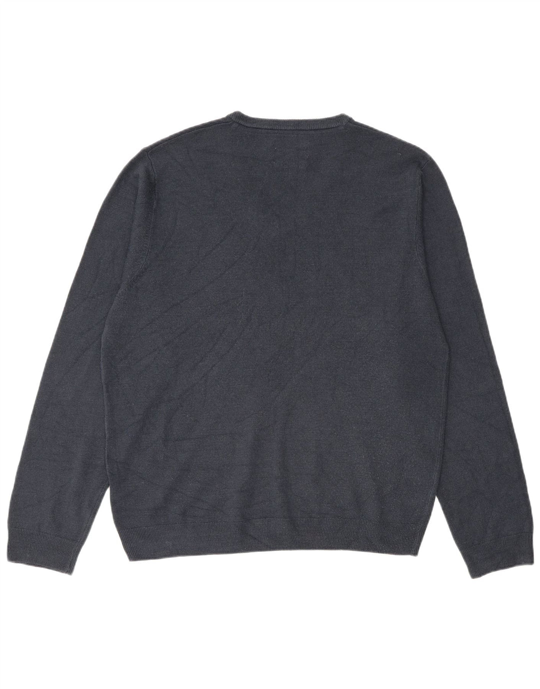 Marks & Spencer Herren-Pullover mit V-Ausschnitt, groß, Marineblau, Acryl