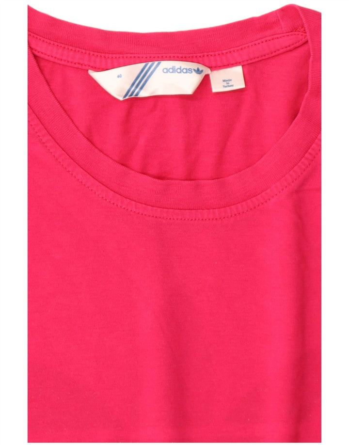 ADIDAS Damen Grafik T-Shirt Top EU 40 Mittelrosa