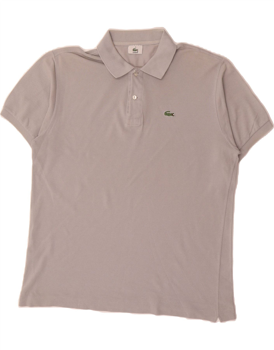 LACOSTE Mens Polo Shirt Size 5 Large Grey Cotton Vintage Lacoste and Second-Hand Lacoste from Messina Hembry 