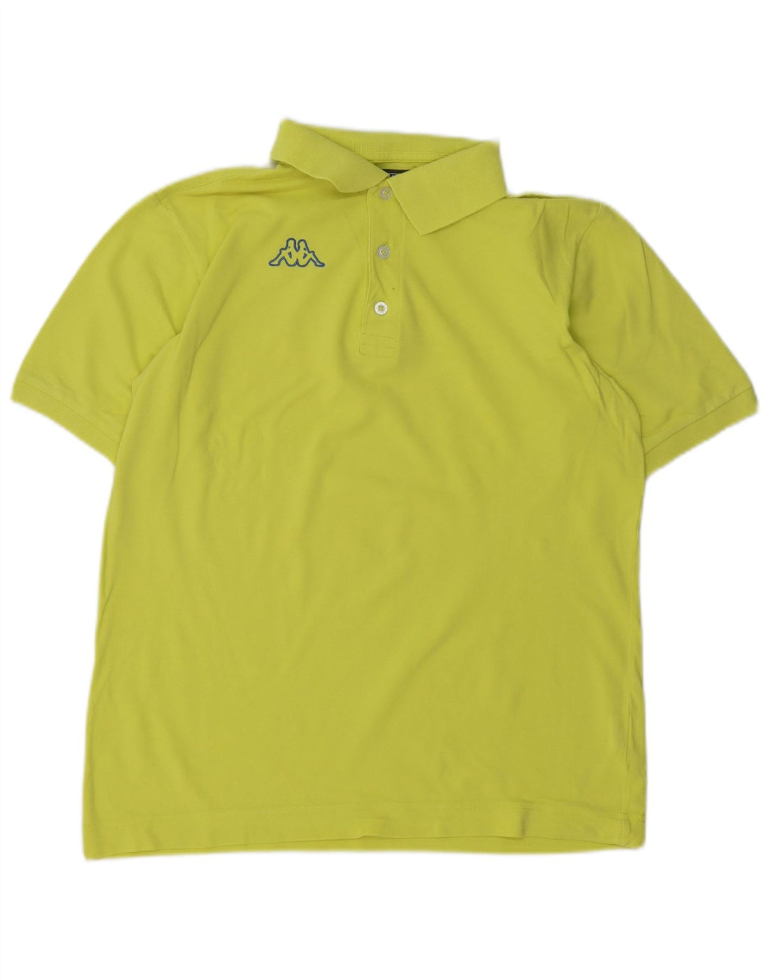 Kappa Herren-Poloshirt aus mittelgrüner Baumwolle