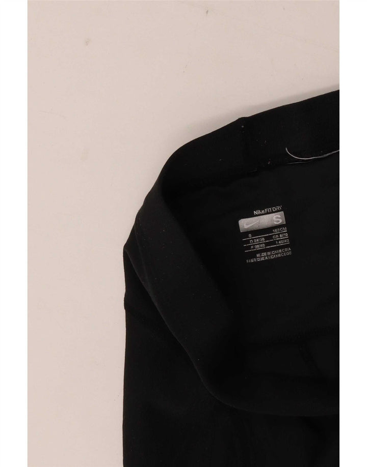 Nike Damen Leggings UK 8/10 Small Schwarz