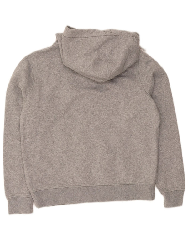 Jack Wills Damen-Kapuzenpullover mit Grafik, reguläre Passform, UK 14, Größe L, Grau, Baumwolle