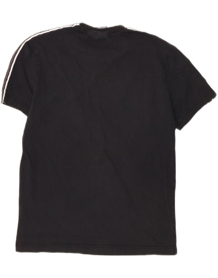 CHAMPION Womens Graphic T-Shirt Top UK 14 Medium Black Vintage Champion and Second-Hand Champion from Messina Hembry 
