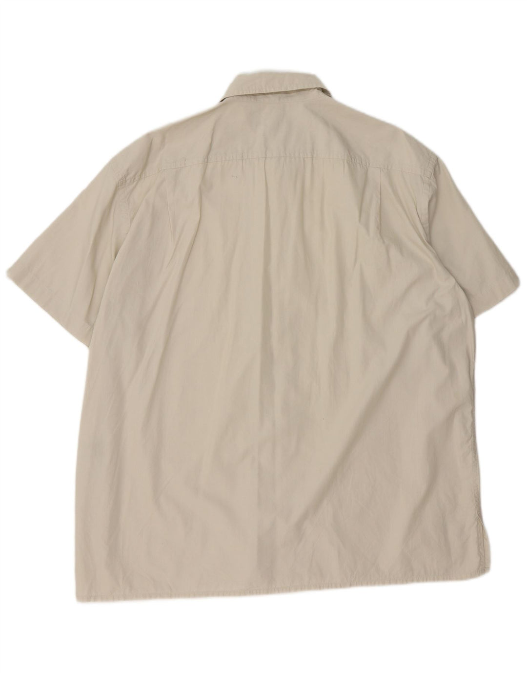 Dkny Herren Kurzarmhemd XL Beige Baumwolle