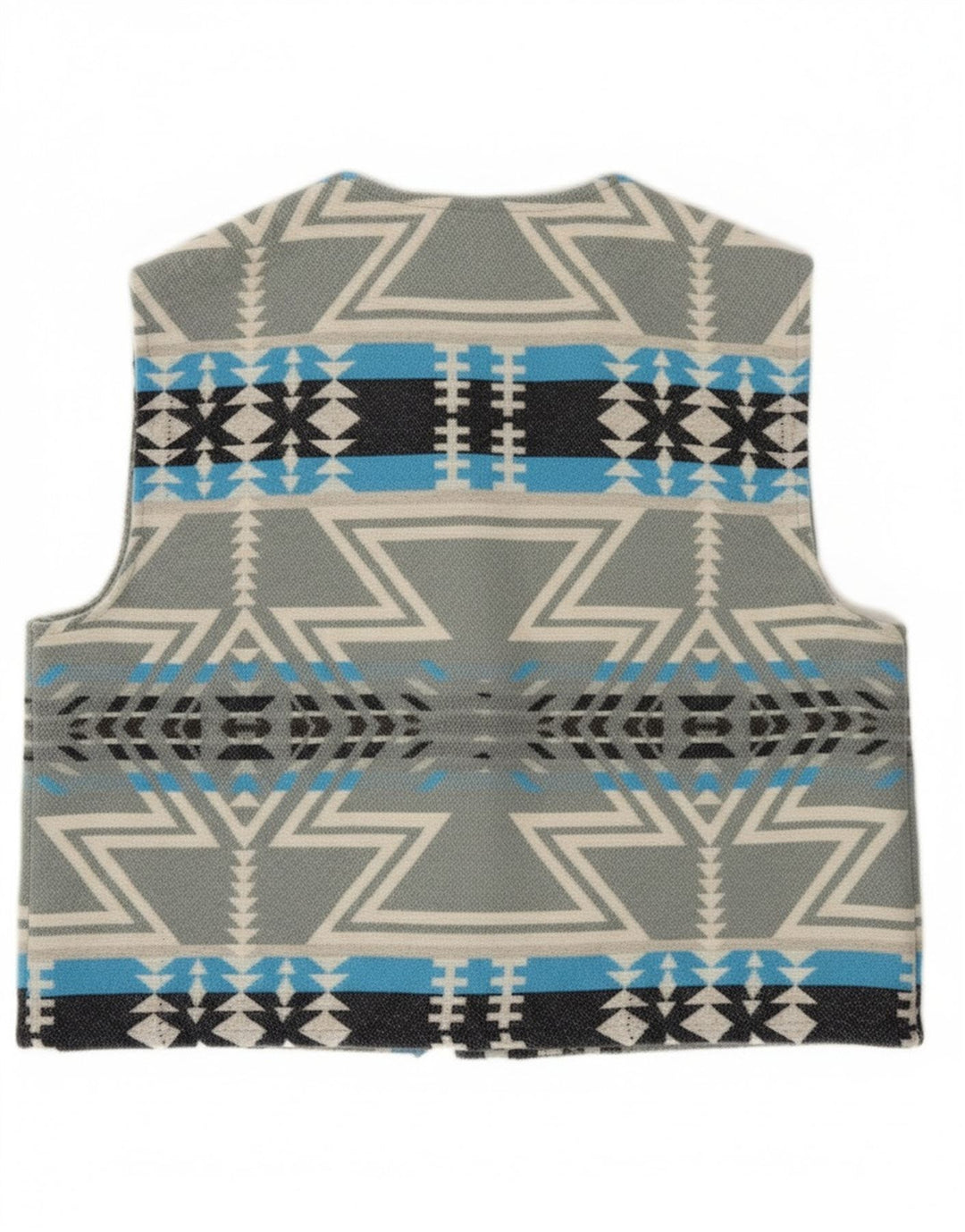 Vintage Herren Weste XL Grau Fair Isle