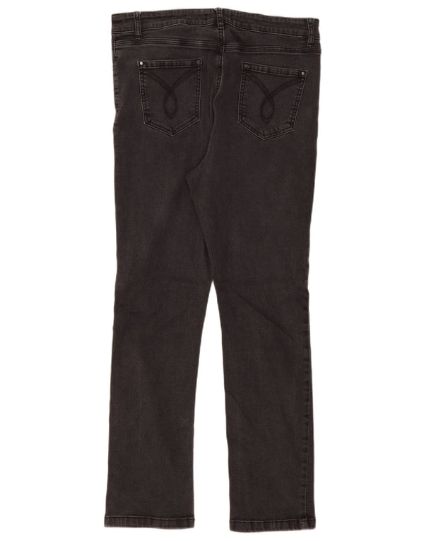 Marks & Spencer Damen-Jeans mit klassischer Passform, schmal, Größe UK 14, Größe L W32 L28, Schwarz