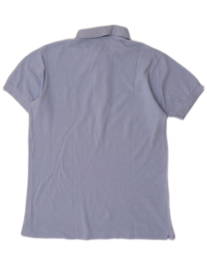 Lacoste Herren-Poloshirt, Größe 3, klein, blaue Baumwolle