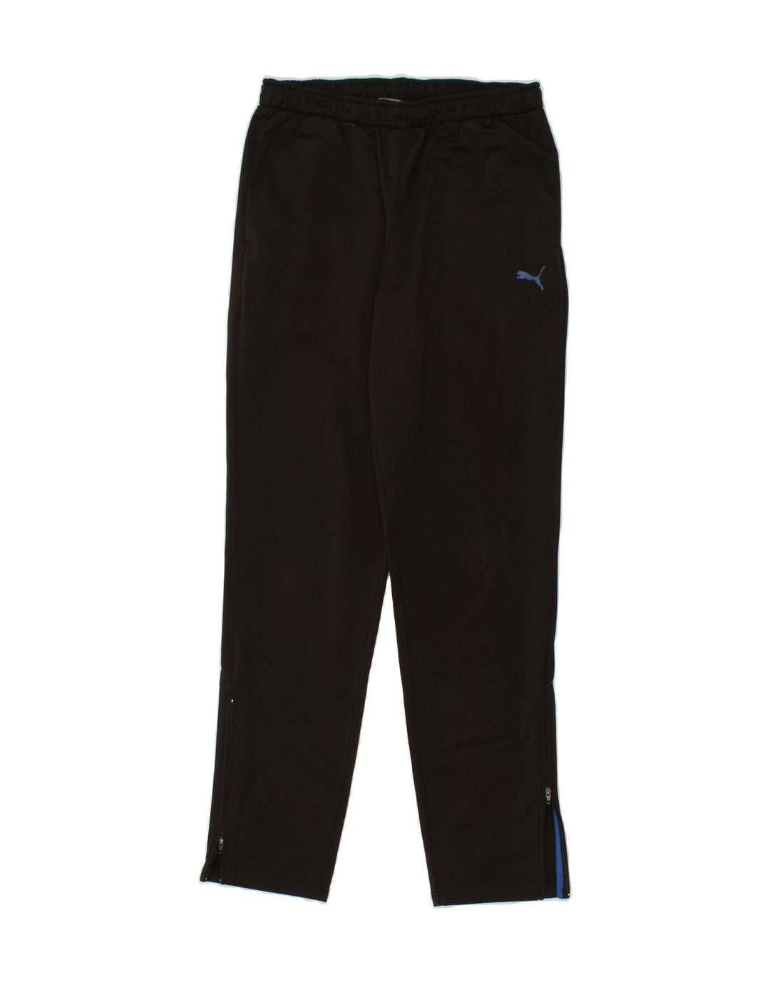 PUMA Boys Tracksuit Trousers 15-16 Years 2XL Black Polyester Vintage Puma and Second-Hand Puma from Messina Hembry 