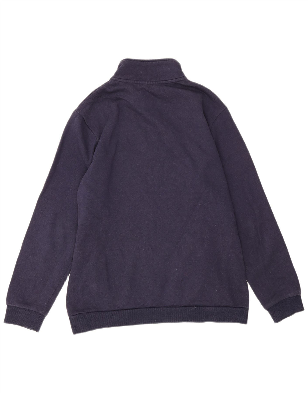 Fila Herren-Sweatshirt mit grafischem Reißverschluss und Rundhalsausschnitt, mittlerer Marineblau-Farbblock