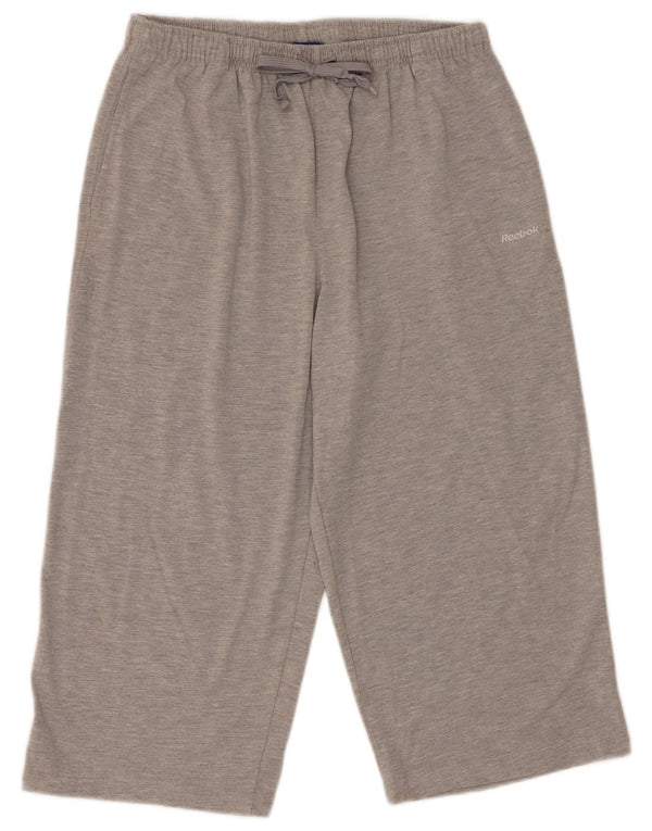 Reebok Damen Capri-Trainingshose, Größe 44, Grau