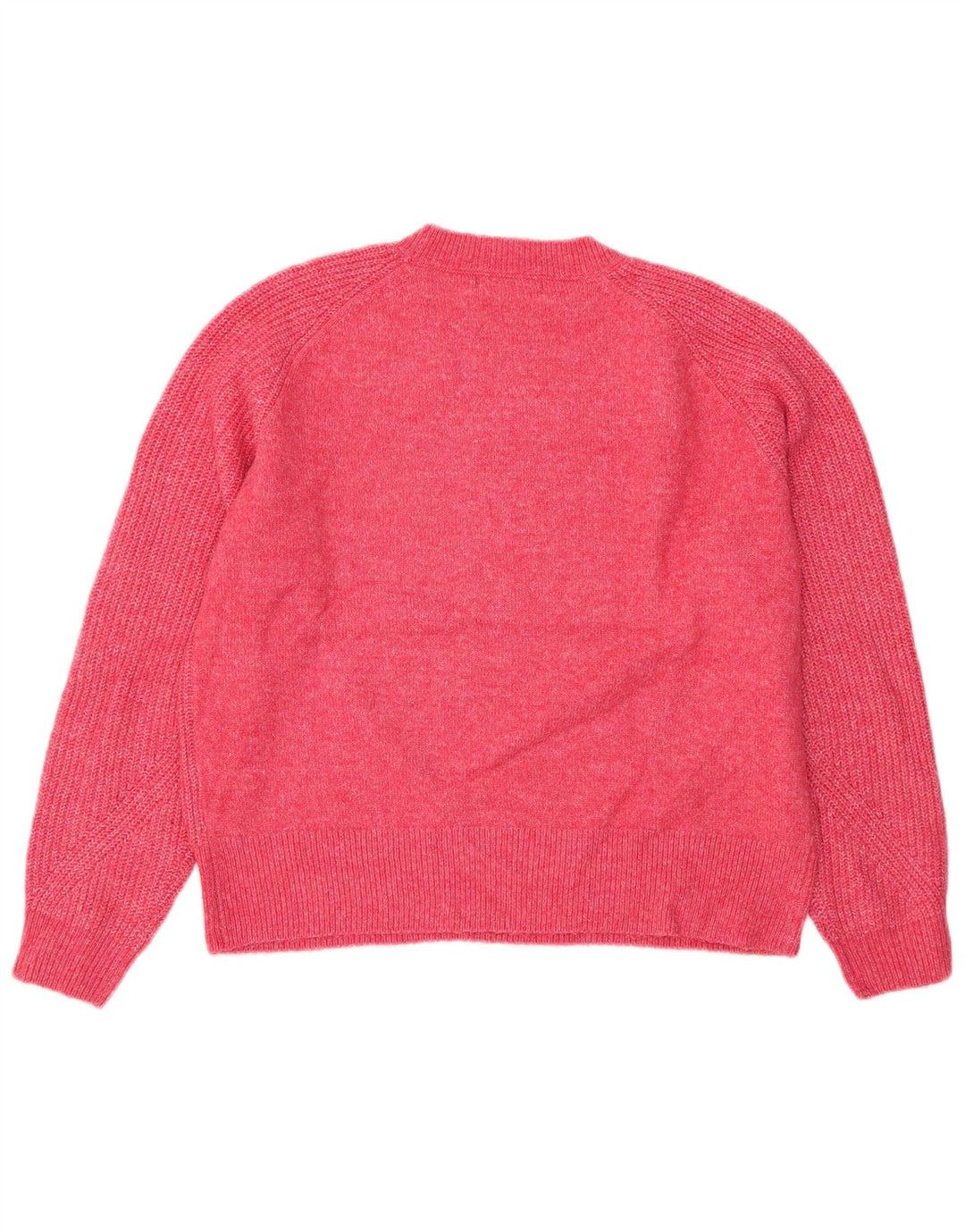 Marks & Spencer Damen-Pullover mit Rundhalsausschnitt, Gr. 14, mittelrosa meliert