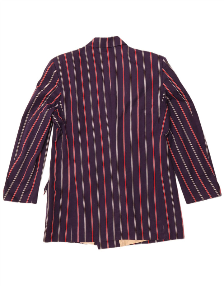 Henry Cottons Herren-Blazerjacke IT 44 XS Marineblau gestreift aus Baumwolle