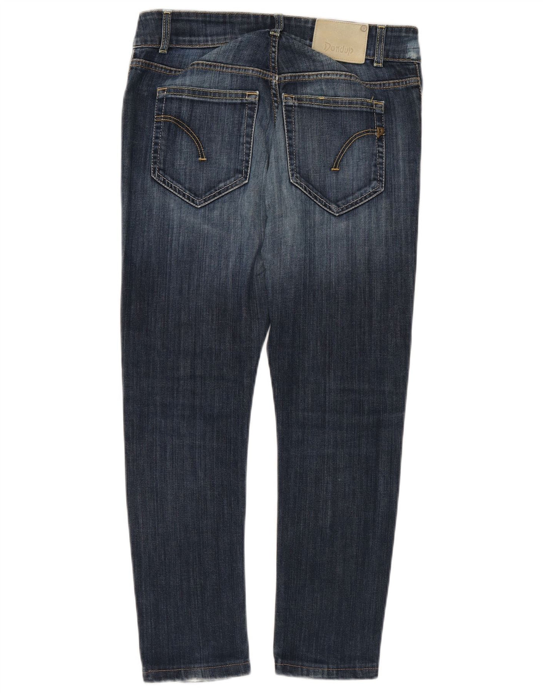 DONDUP Damen Slim Jeans W32 L26 Blaue Baumwolle