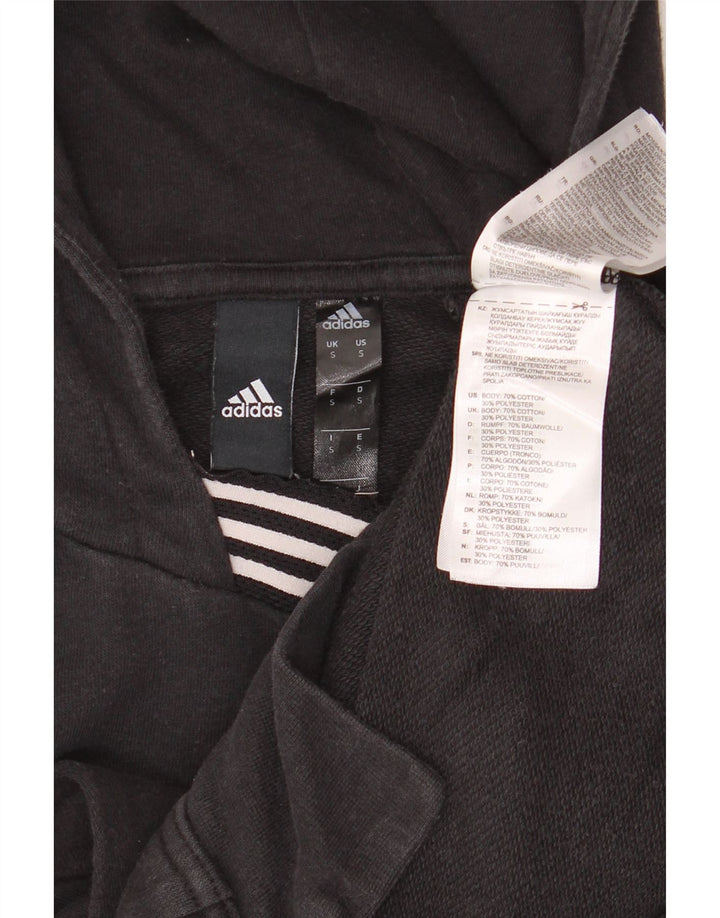 Adidas Herren Kapuzenpullover Small Schwarz Baumwolle