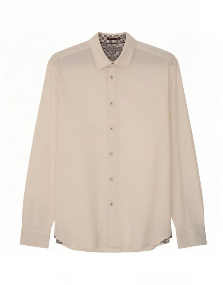 Ted Baker Herrenhemd, Größe 5 XL, weiße Baumwolle