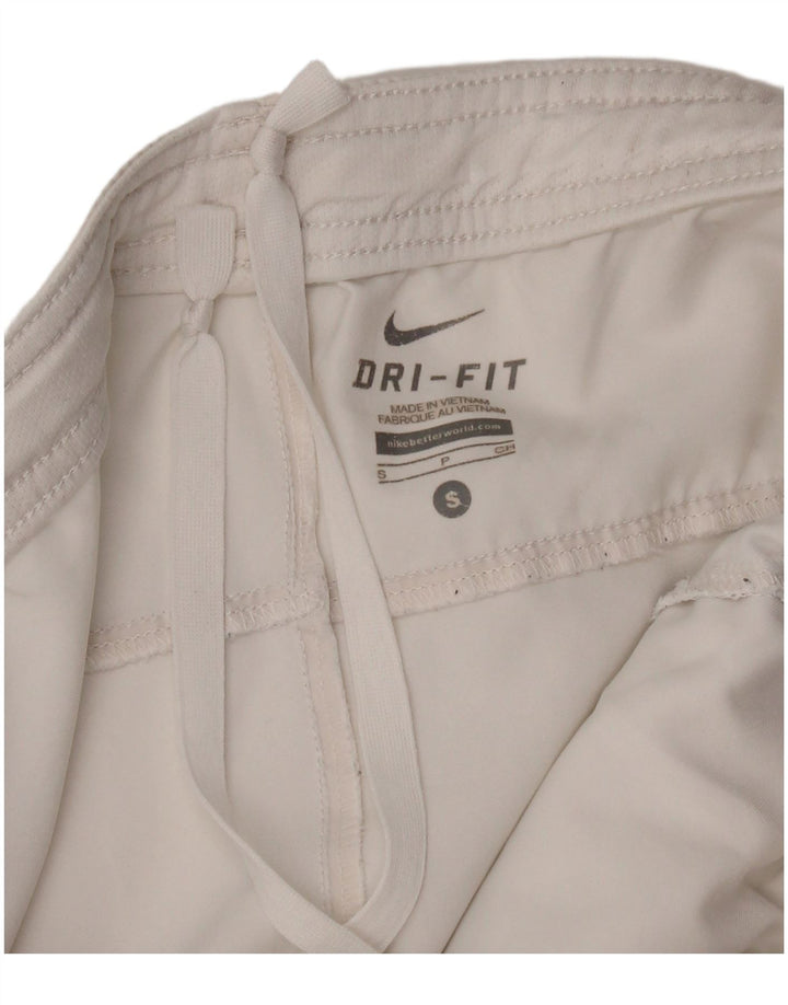 NIKE Mens Dri Fit Sport Shorts Small  White