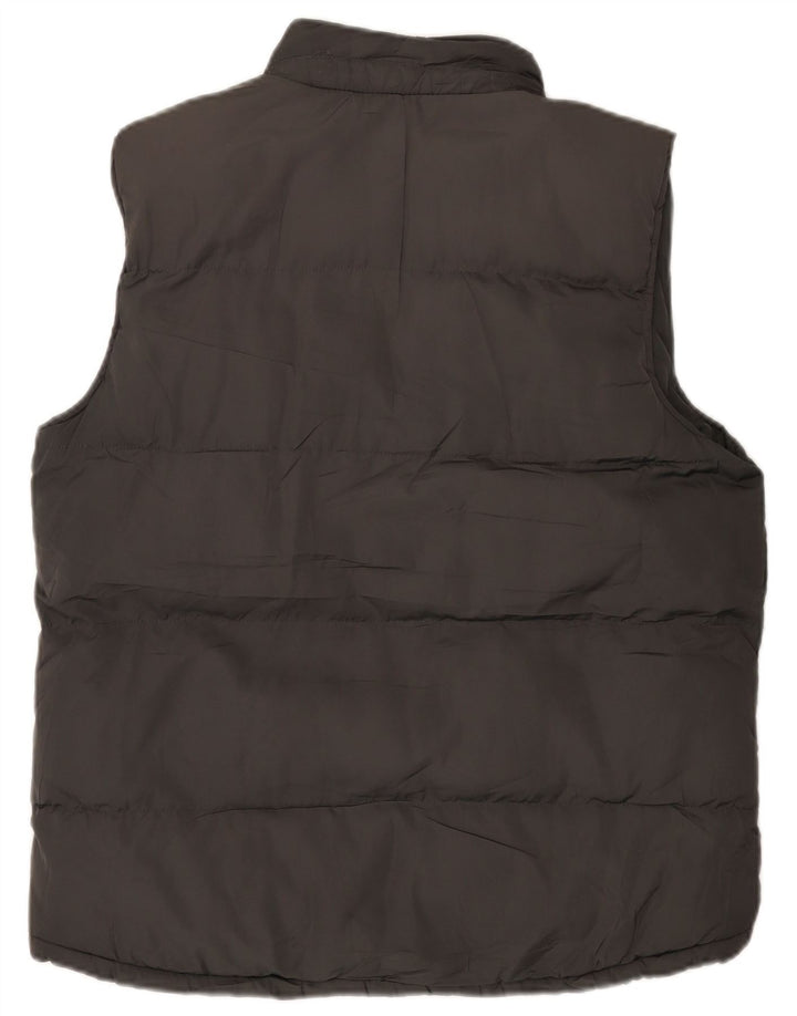 Crew Clothing Herren Wattierte Weste UK 38 Mittelgraues Polyester