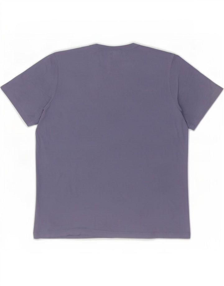 Adidas Herren T-Shirt Top Large Blau Baumwolle
