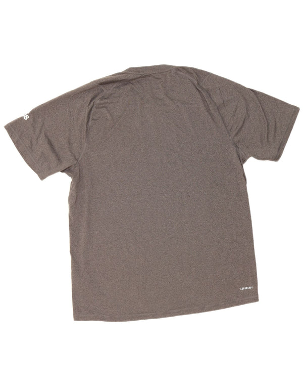 Adidas Herren Aeroready T-Shirt Top Large Grau Polyester