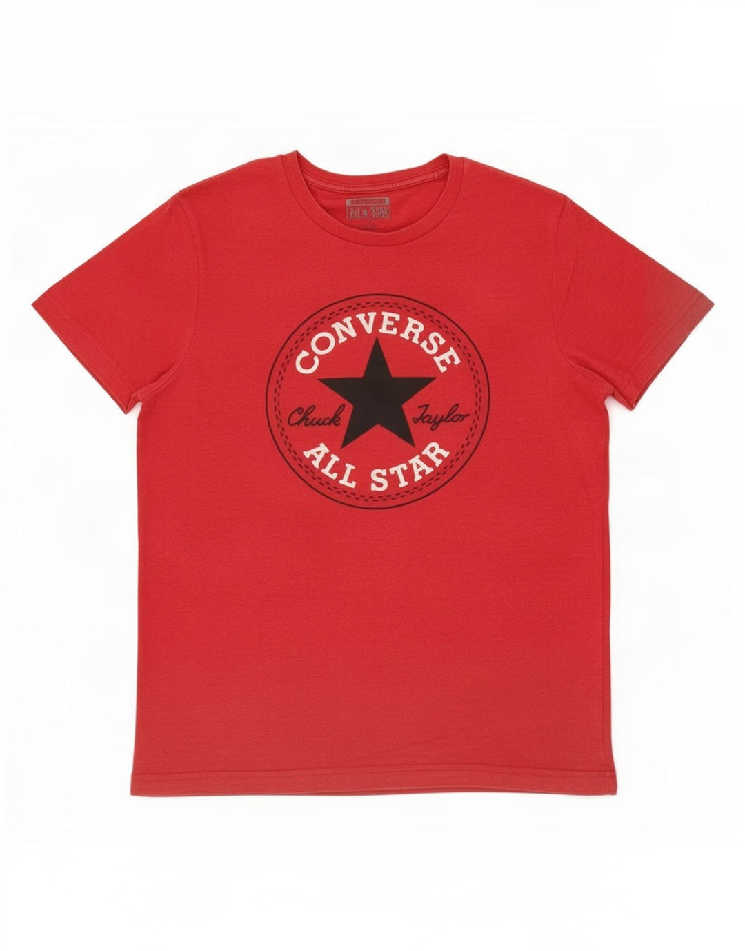 Converse Herren Grafik-T-Shirt-Oberteil Mittelrot