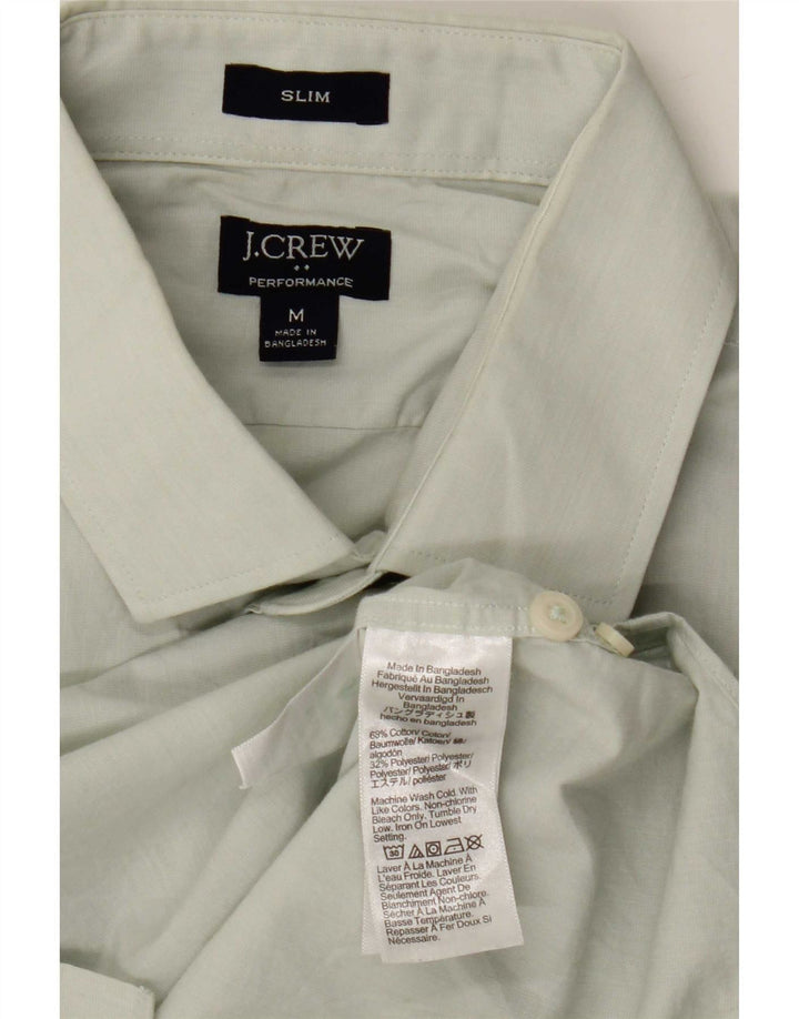 J. Crew Herren Slim Fit Hemd Mittelgrüne Baumwolle