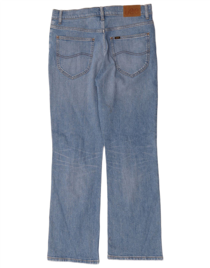 Lee Herren Bootcut Jeans W32 L32 Blaue Baumwolle