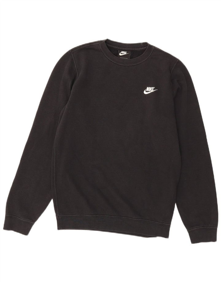 Nike Herren Sweatshirt Pullover XS Schwarz Baumwolle