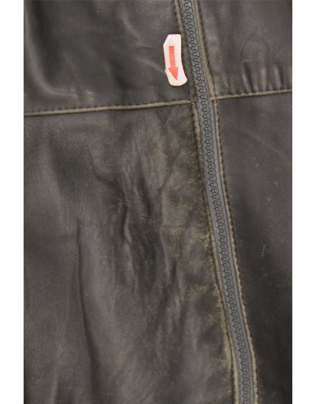 Vintage Herren Lederjacke UK 40 Large Grau