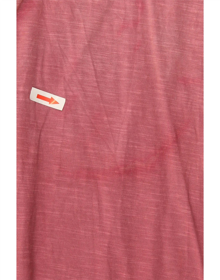 Jack & Jones Herren-T-Shirt-Oberteil, groß, rosa gefleckte Baumwolle