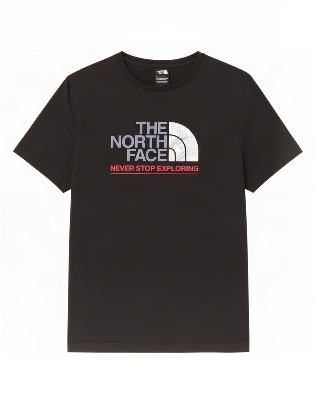 The North Face Herren-T-Shirt mit Grafik, mittelschwarze Baumwolle