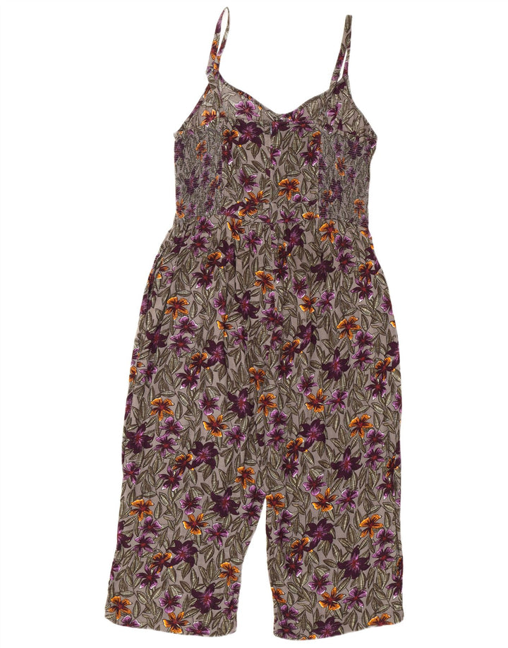 Fat Face Damen-Overall, ärmellos, Gr. 44, groß, mehrfarbig, mit Blumenmuster