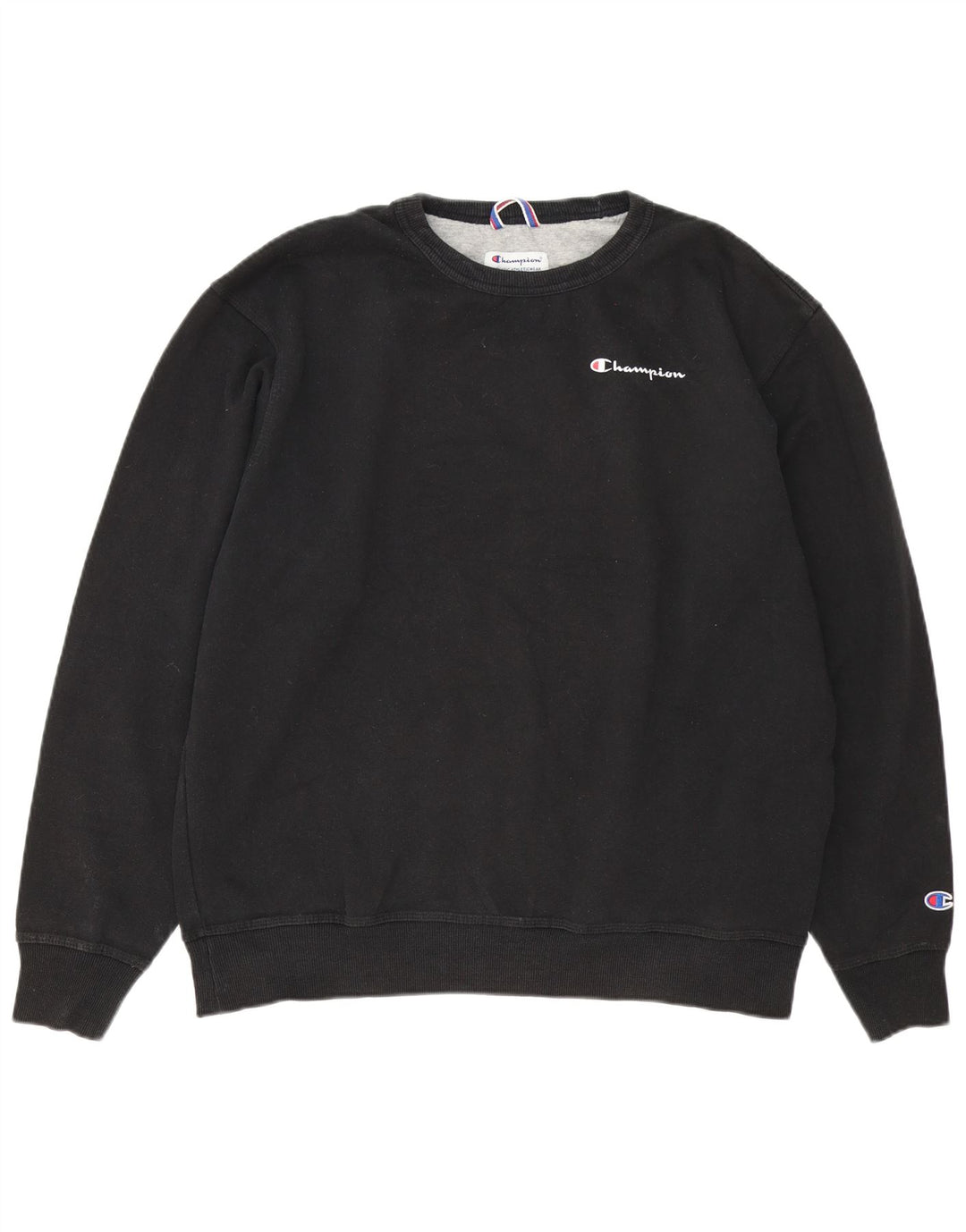 Champion Herren-Sweatshirt-Pullover, groß, schwarze Baumwolle