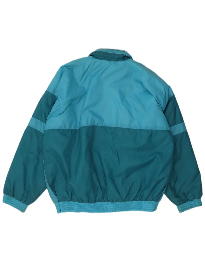 Nike Herren-Trainingsanzug-Oberteiljacke, großes blaues Colourblock-Nylon