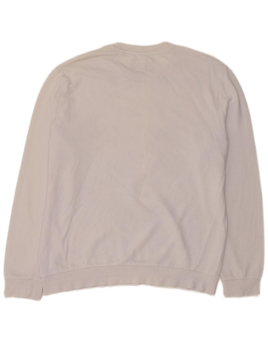 Guess Herren-Sweatshirt mit Grafik, XL, cremefarbene Baumwolle