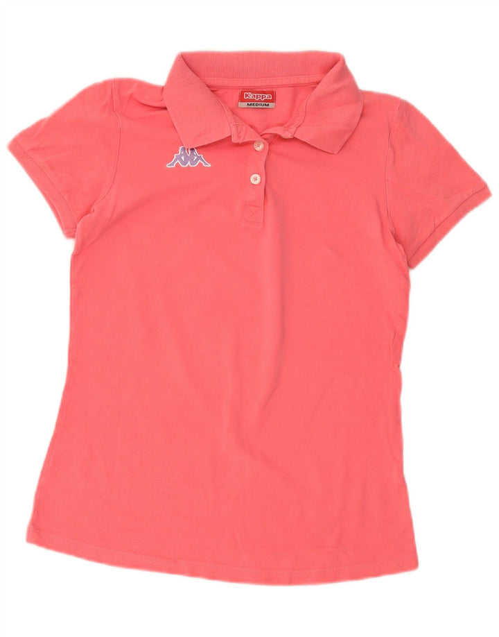 Kappa Damen Poloshirt UK 12 Mittelrosa