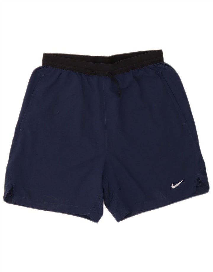 Nike Dri Fit Sportshorts für Jungen, 13–14 Jahre, marineblaues Polyester