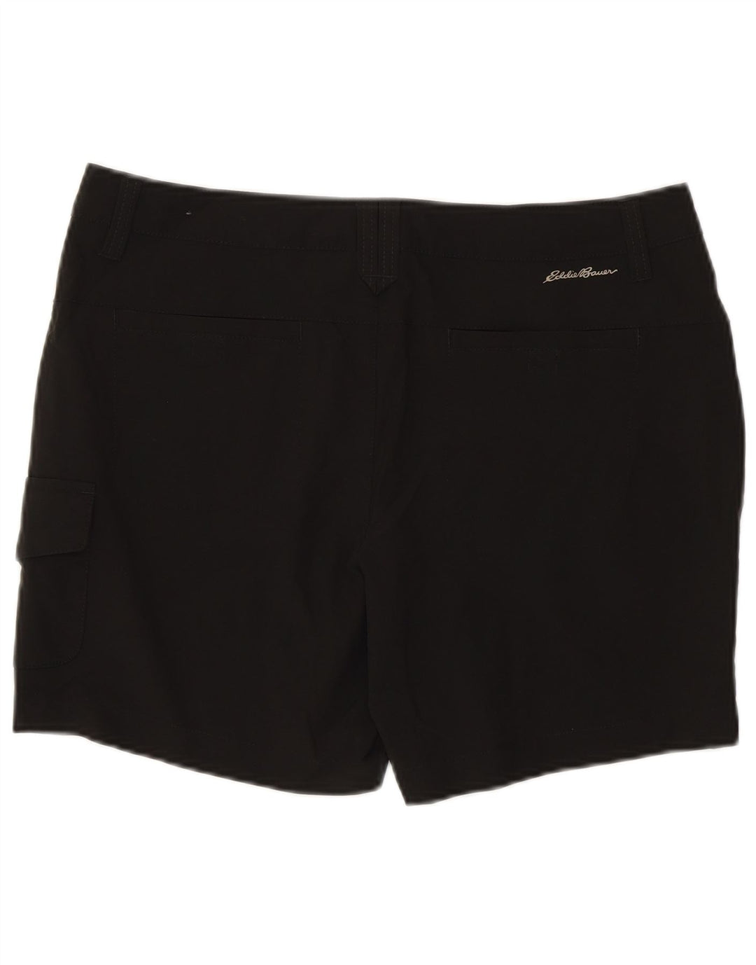 Eddie Bauer Damen Cargoshorts US 8 Medium W30 Schwarz Polyester