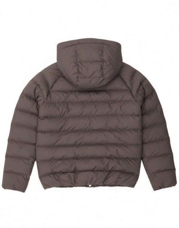 Nike Jungen-Kapuzenjacke, gepolstert, 10–11 Jahre, mittelgraues Polyester