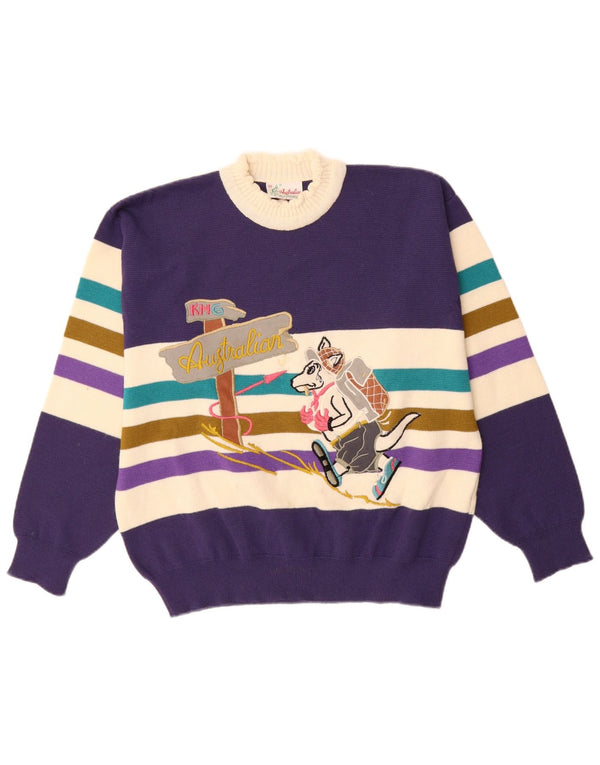 AUSTRALIAN L'ALPINA Damen-Pullover mit Rollkragen, IT 46, Größe L, Lila