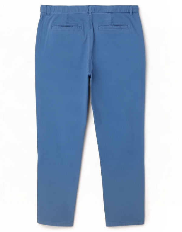 Marks & Spencer Slim Chino-Hose für Damen, UK 20, 2XL, W40, L30, Blau, Baumwolle