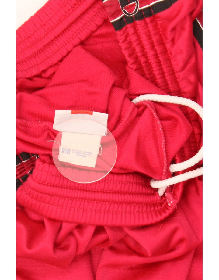 Champion Herren-Trainingshose mit Grafik, Mittelrotes Farbblock-Polyester