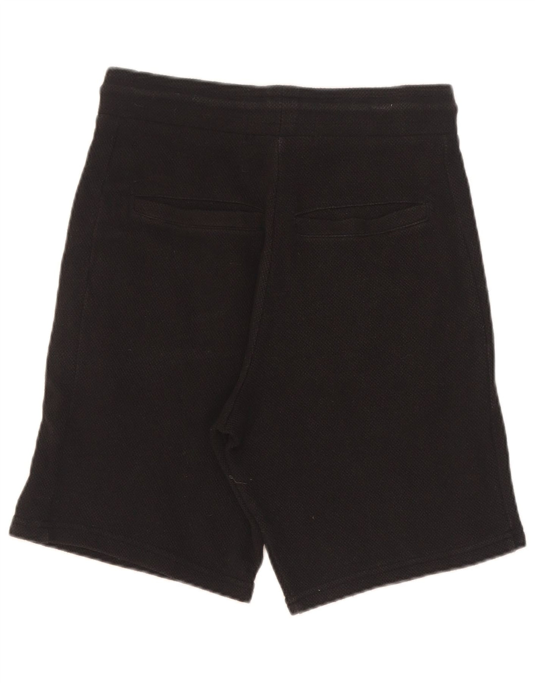 Zara Damen Sportshorts UK 10 Small Schwarz Baumwolle